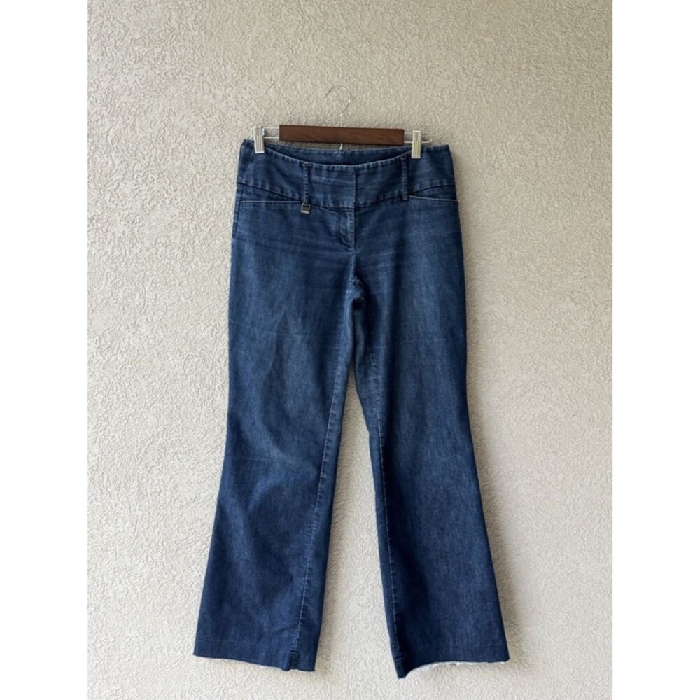 Express Editor Dark Wash Bootcut Trouser Jeans | Women's 4R | Y2K Office